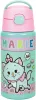 Disney Marie Little Lady hliníková fľaša s slamkou a vešiakom 500 ml