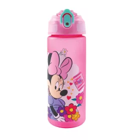   Matná plastová fľaša na pitie Disney Minnie Kindness so slamkou, 600 ml