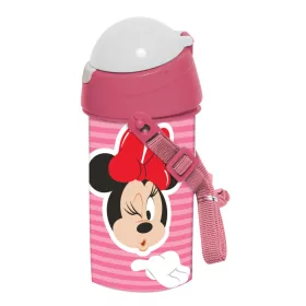  Plastová fľaša Disney Minnie Wink so slamkou a vešiakom 500 ml