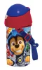 Plastová fľaša so slamkou Paw Patrol Knights s vešiakom 500 ml