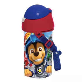   Plastová fľaša so slamkou Paw Patrol Knights s vešiakom 500 ml