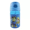Plastová fľaša na pitie Paw Patrol Best Team so slamkou a vešiakom, 350 ml