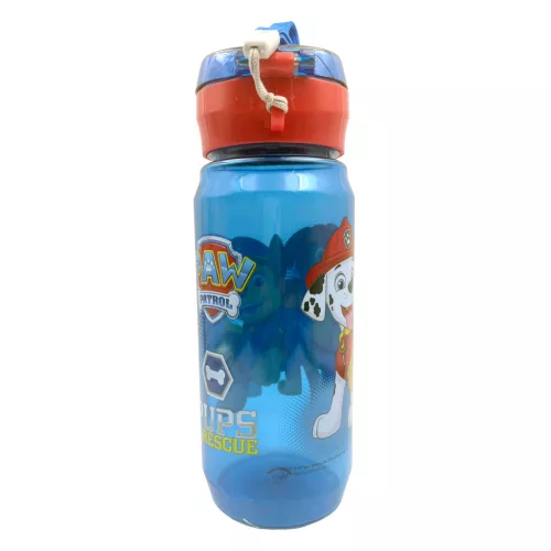 Plastová fľaša Paw Patrol Best Team s vešiakom, 600 ml