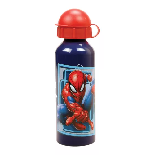 Spider-Man World of Web Sandwichbox + Aluminium-Wasserflasche Set