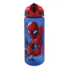 Plastová fľaša na pitie Spiderman Evergreen s matnou slamkou, 600 ml
