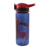 Plastová fľaša na pitie Spiderman Evergreen s matnou slamkou, 600 ml