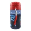 Svietiaca plastová fľaša na vodu Spiderman Spidey so slamkou a vešiakom, 350 ml