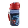 Svietiaca plastová fľaša na vodu Spiderman Spidey so slamkou a vešiakom, 350 ml