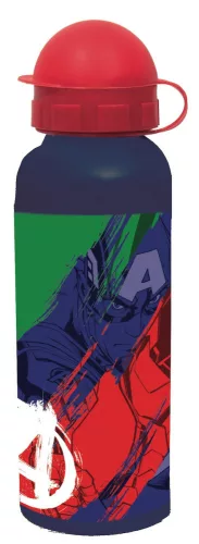 Avengers Mehrfarbige Aluminiumflasche mit Trinkverschluss, 520 ml
