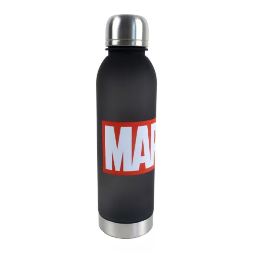 Marvel Black műanyag kulacs csavaros kupakkal 750 ml