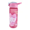Fľaša na pitie Hello Kitty s jednorožcom z matného plastu so slamkou, 600 ml