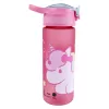 Fľaša na pitie Hello Kitty s jednorožcom z matného plastu so slamkou, 600 ml