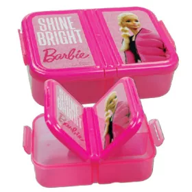   Barbie Shine Bright Lunchbox mit mehreren Fächern, Sandwichbox