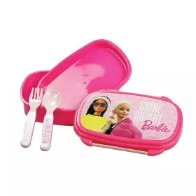 Barbie Shine Bright szendvicsdoboz + evőeszköz szett