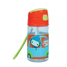   Fisher-Price Zvieratá Car plastová fľaša so slamkou a vešiakom 350 ml