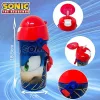 Plastová fľaša Sonic the Hedgehog Speed ​​​​so slamkou a vešiakom 500 ml