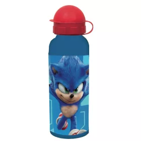   Hliníková fľaša Sonic the Hedgehog Speed ​​s uzáverom na pitie 520 ml