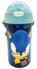 Sonic the Hedgehog Speed ​​Blaue Trinkflasche mit Strohhalm und Aufhänger, 500 ml