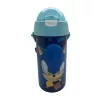 Sonic the Hedgehog Speed ​​Blaue Trinkflasche mit Strohhalm und Aufhänger, 500 ml