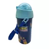 Sonic the Hedgehog Speed ​​Blaue Trinkflasche mit Strohhalm und Aufhänger, 500 ml