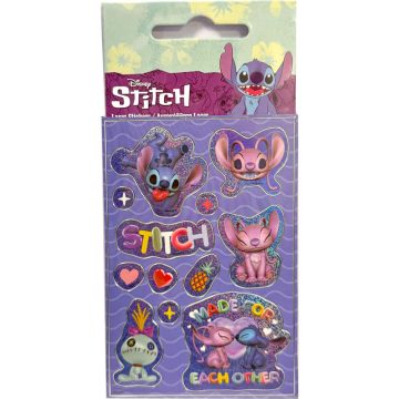  Disney Lilo és Stitch, A csillagkutya Made for each other hologrammos matrica szett