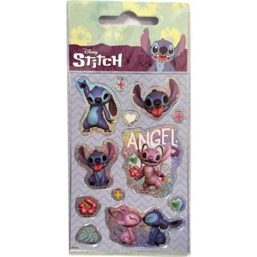  Disney Lilo és Stitch, A csillagkutya Kiss hologrammos matrica szett