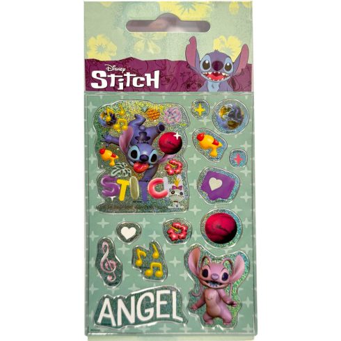Disney Lilo és Stitch, A csillagkutya Angel hologrammos matrica szett