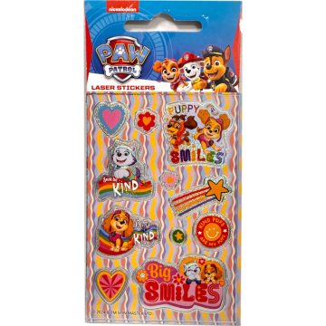 Mancs Őrjárat Puppy Smiles hologrammos matrica szett