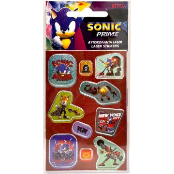 Sonic a sündisznó Shining hologrammos matrica szett