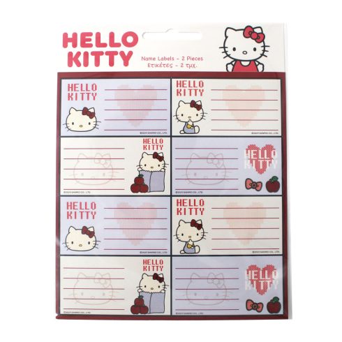 Hello Kitty Apple füzetcímke 16 db-os