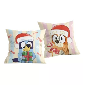 Bluey Geschenk Weihnachtskissen, Dekokissen 40x40 cm