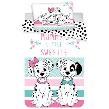   Disney 101 Kiskutya gyerek, ovis ágyneműhuzat 100×135cm, 40×60 cm