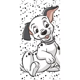   Disney 101 kiskutya White fürdőlepedő, strand törölköző 70x140cm