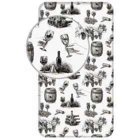 Bor Glass Spannbettlaken 90x200 cm