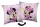 Disney Minnie Kissen mit rosa Schleife, Dekokissen 40 x 40 cm
