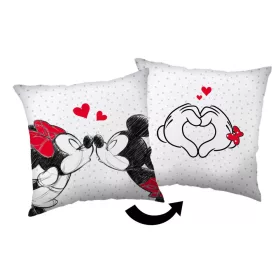 Disney Minnie, Mickey Love Kissen, Dekokissen 40x40 cm