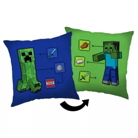 Minecraft Creeper-Kissen, Dekokissen 40 x 40 cm
