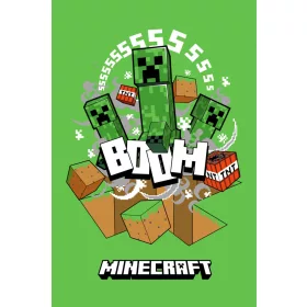 Minecraft Boom Creeper superweiche Fleecedecke 100x150cm