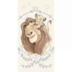   Disney Der König der Löwen Simba Badetuch, Strandtuch 70x140cm