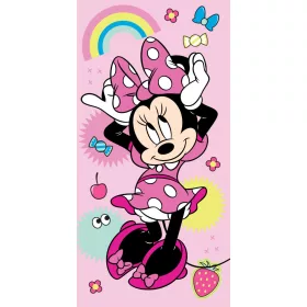 Disney Minnie Regenbogen Badetuch, Strandtuch 70x140cm