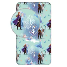   Disney Frozen Spannbettlaken „Weiße Bäume“ (90 x 200 cm)