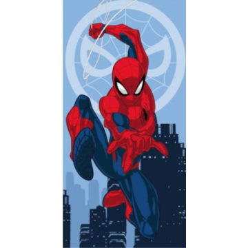   Pókember Jump Hero fürdőlepedő, strand törölköző 70x140cm