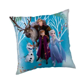 Disney Frozen Familienkissen, Dekokissen 40x40 cm