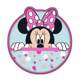   Disney Minnie Dots Kissen in Form von Punkten, Dekokissen 35x34 cm