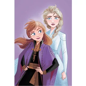 Disney Frozen Mikroflanelldecke, lila, 100 x 150 cm