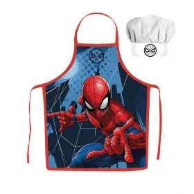 Spiderman blaue Kinderschürze 2-teiliges Set