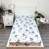 Disney Lilo és Stitch, A csillagkutya Rainbow gumis lepedő 90x200 cm