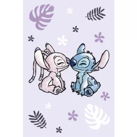   Disney Lilo & Stitch, Sternenhund, lila Fleecedecke 100 x 150 cm