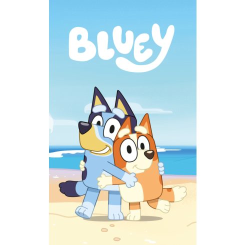 Bluey Beach Day polár takaró 100x150cm