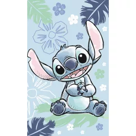  Disney Lilo und Stitch, der Star-Hund Ohana Blaues Handtuch, Gesichtstuch, Handtuch 30x50cm